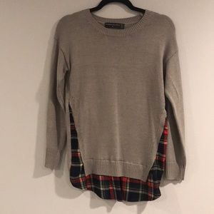 Goodnight Macaroon Plaid Sweater